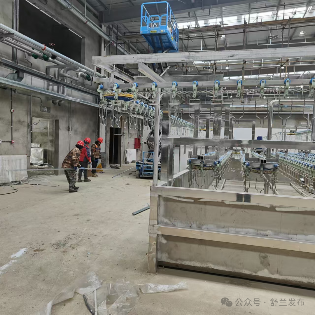 冬季不停工！舒兰市白鹅产业园项目建设火热