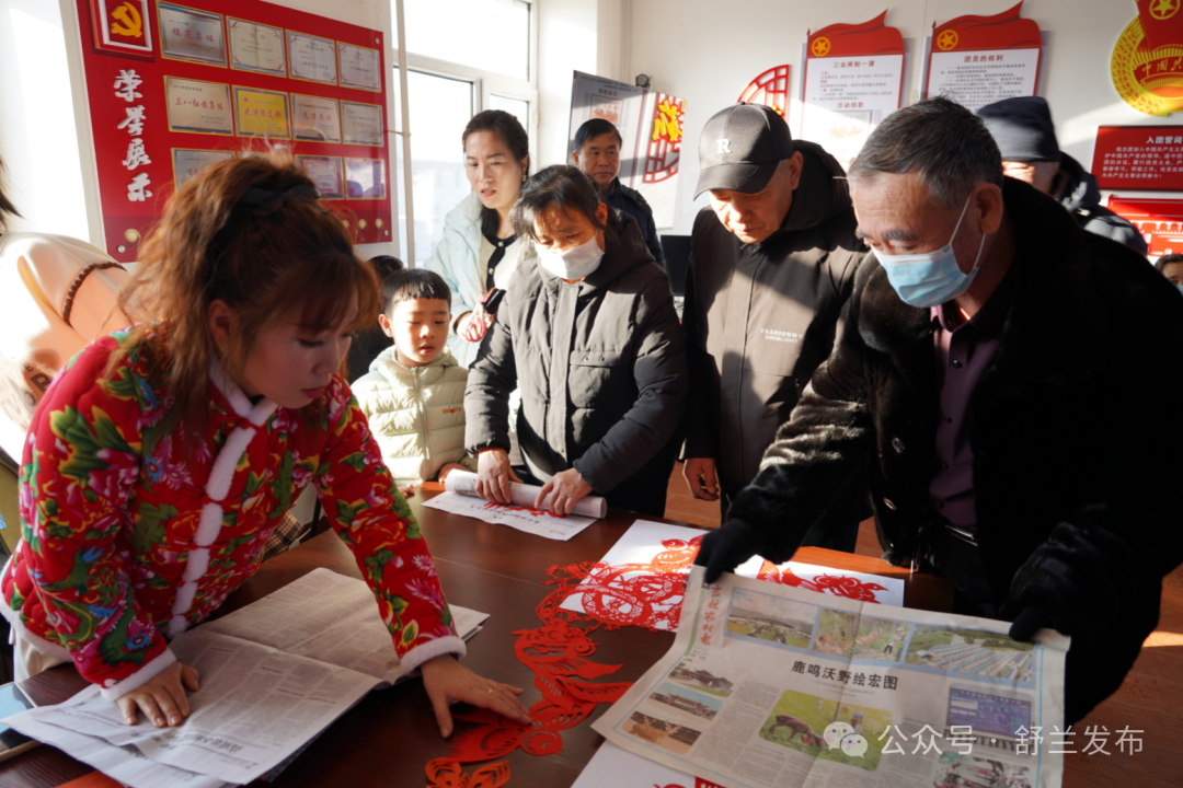 舒兰市文广旅局：文化进社区 送福送春联