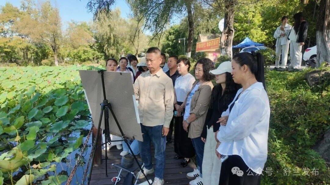 舒兰市文化馆开展公益绘画写生培训