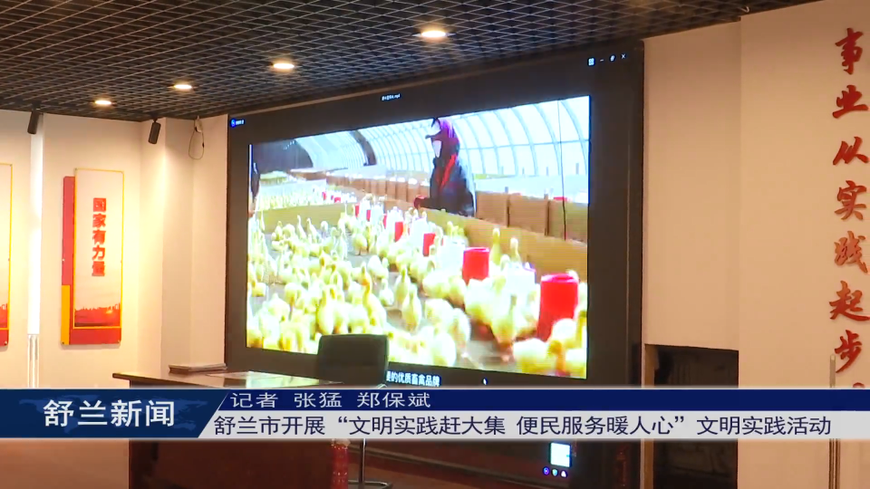 舒兰市开展&ldquo;文明实践赶大集 便民服务暖人心&rdquo;文明实践活动