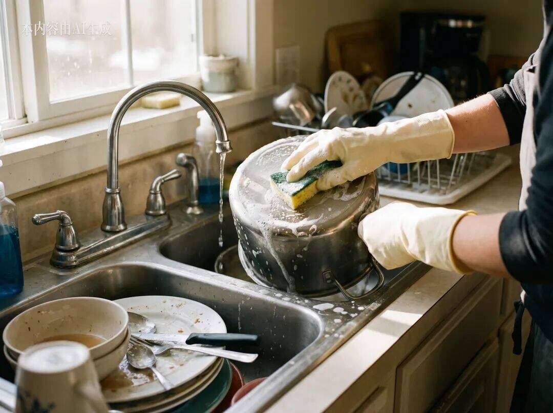 细菌超500亿个！很多人舍不得换的洗碗工具，真的该扔了