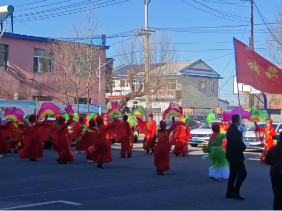 舒兰朝阳：秧歌闹新春 舞动振兴梦