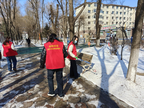 舒兰北城：志愿红&ldquo;点亮&rdquo;文明城