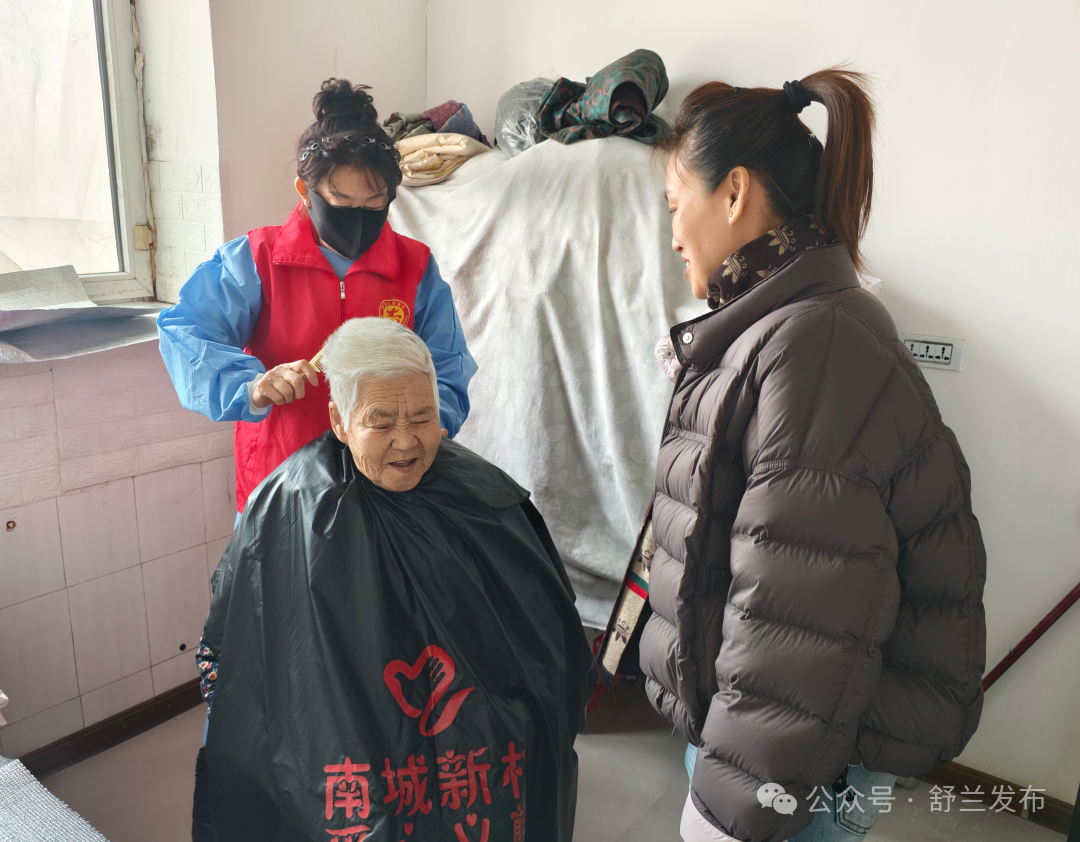 舒兰市南城街道：春风送暖 义剪传情