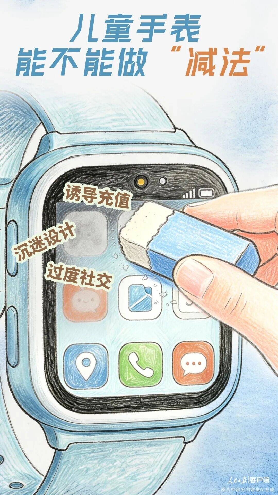 让儿童手表回归安全、通讯等刚需功能，能不能做减法？