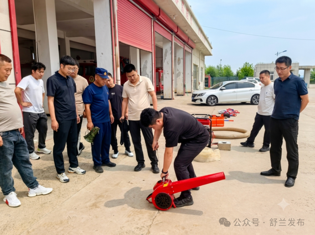 舒兰市平安镇开展防汛设备实操培训
