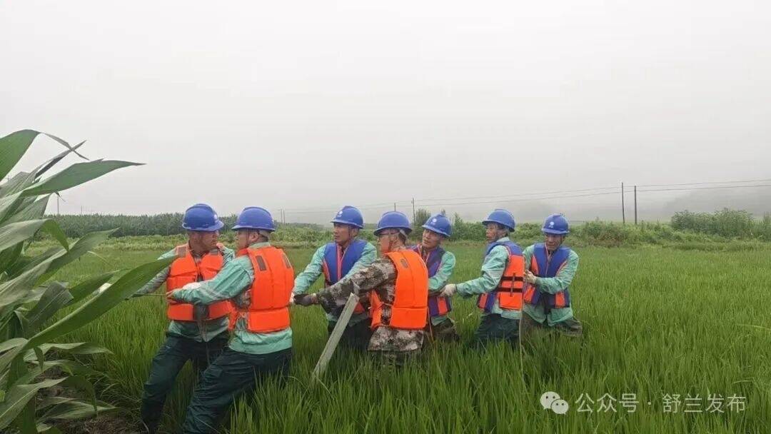 国网舒兰市供电公司快速抢修 保障群众用电