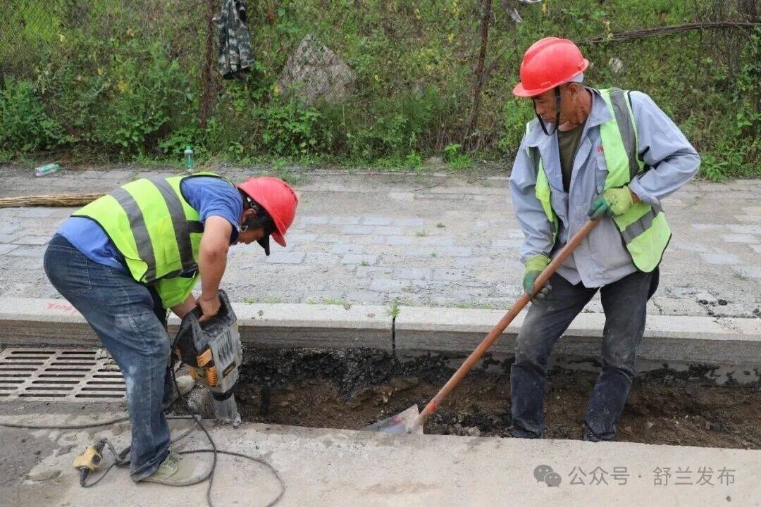 舒兰市住建局抓实抓细城区防汛工作